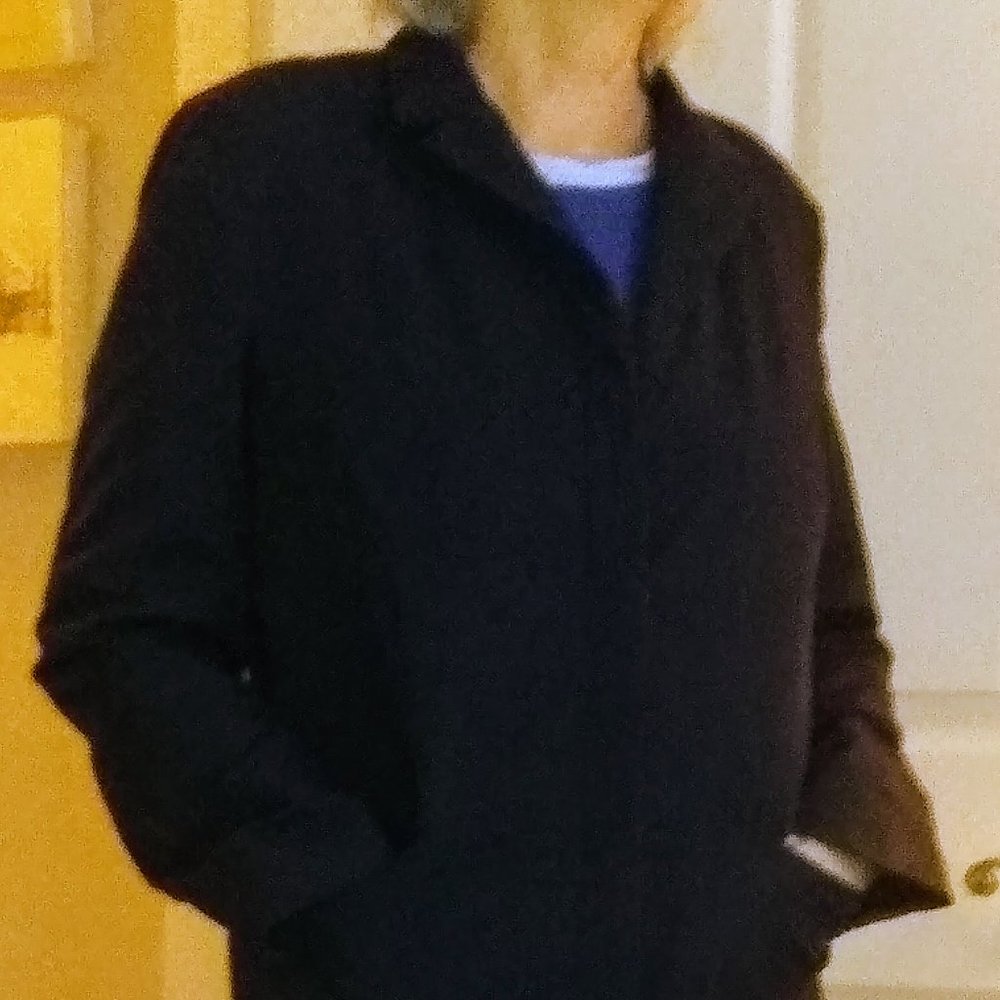 GAP black lined raincoat